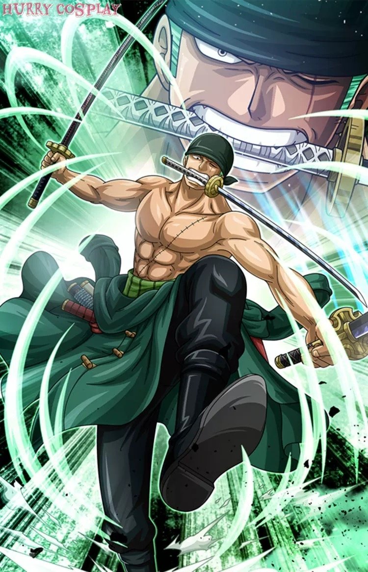 Anime Cosplay,One Piece,One Piece Zoro cosplay costume